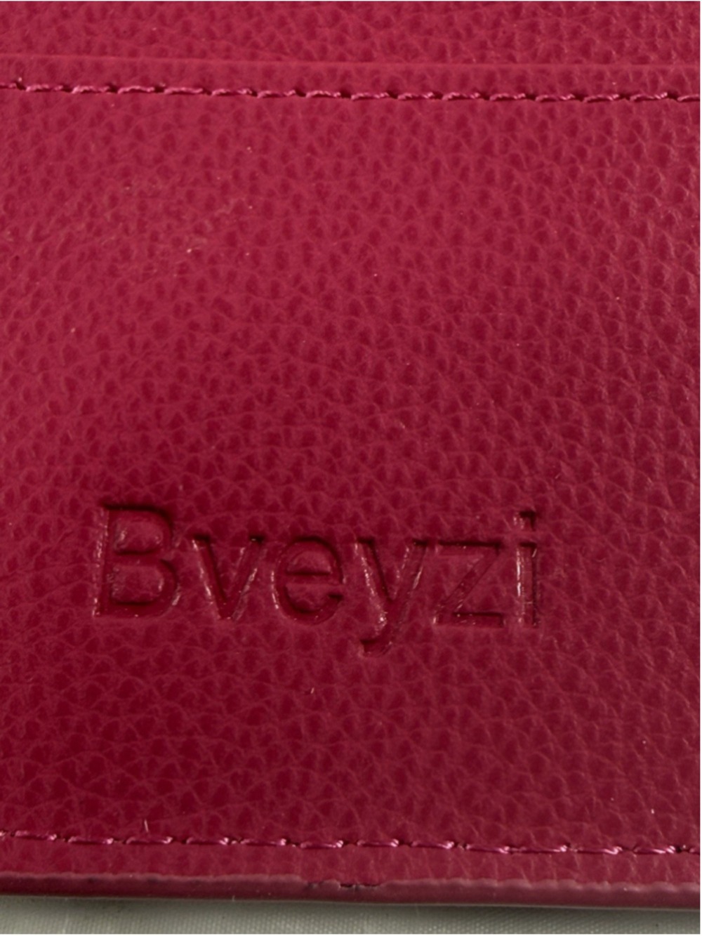 Bveyzi Leather Wallet Fuchsia RFID BLOCKING NEW - Picture 3 of 16